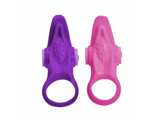 Anillo Vibrador Lengua Estimulador YS-BE038 Rosado Adultos