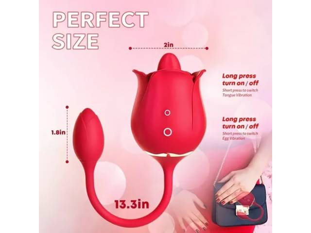 Vibrador Doble Estimulador Discreto Recargable Clitoris Anal YS-BE071 Adultos
