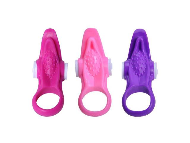 Anillo Vibrador Lengua Estimulador YS-BE038 Violeta Adultos