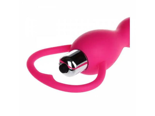 Vara Vibradora Anal Plug Silicona YS-BE239 Fucsia Adultos