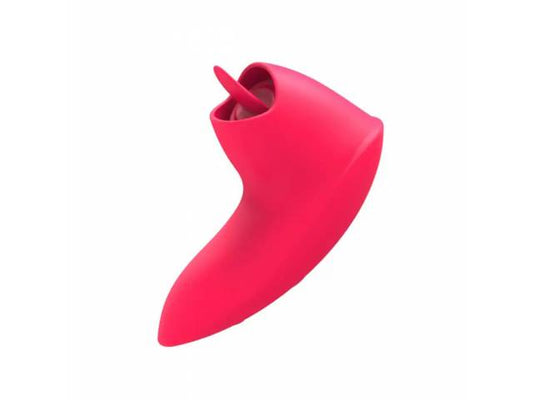 Vibrador Lengua Sexo Oral Recargable YS-BE112 Rojo Adultos