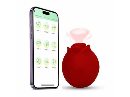 Vibrador Succionador de Clítoris Rosa Control por App YS-BE066 Adulto