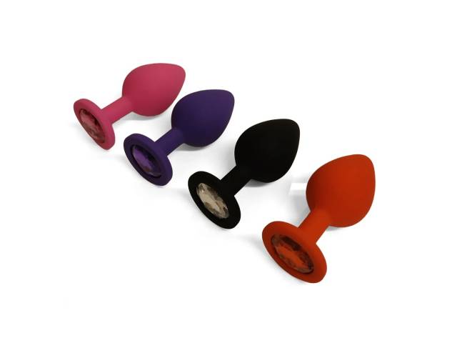 Plug Anal Chico Joya Silicona Fucsia YS-BE220-1 Adultos