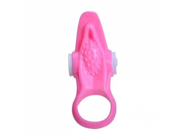 Anillo Vibrador Lengua Estimulador YS-BE038   Rosado  Adultos