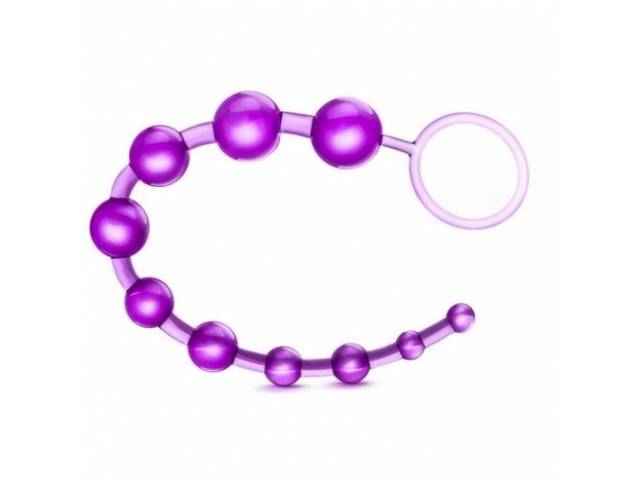 Varita Anal Inexpulsabe de Silicona YS-BE014   Violeta  Adultos