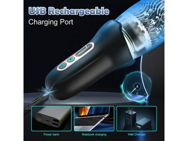 Warrior Automatic Masturbador Masculino Vibrador Rotador YS-BE170 Adultos