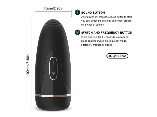 Mastubador Masculino Vibrador Smart Vagina YS-BE178 Adultos
