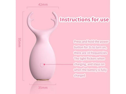 Reno Vibrador Balita Silicona Discreto YS-BE246   Adultos