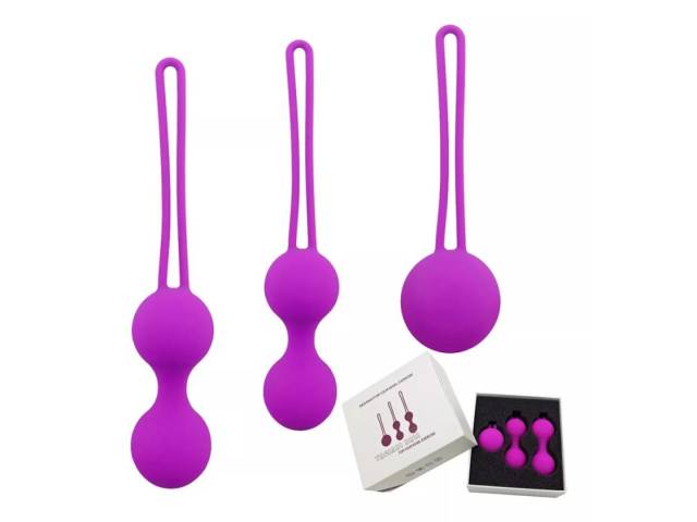 Kit Bolas Vaginales Ejercicio Kegel Suelo Pelvico YS-BE185   Adultos
