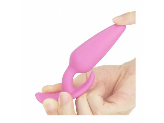 Plug Anal Dilatador Base Ancla Flexible YS-BE012   Violeta  Adultos