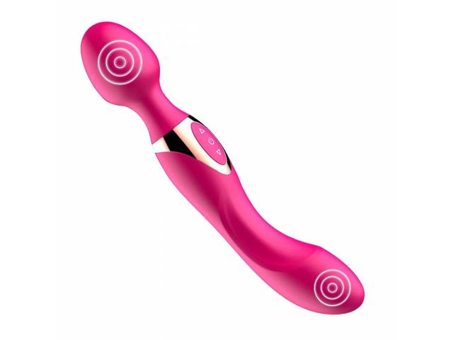 Doble Vibrador para Masajes Estimulador Punto G YS-BE113   Violeta  Adultos