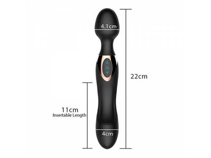 Doble Vibrador para Masajes Estimulador Punto G YS-BE113   Violeta  Adultos