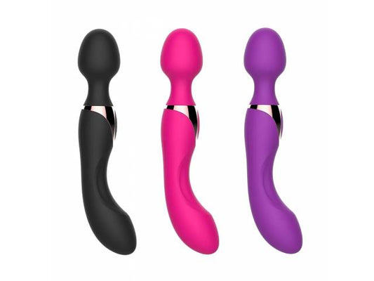 Doble Vibrador para Masajes Estimulador Punto G YS-BE113   Violeta  Adultos