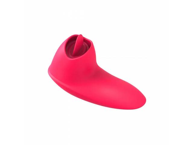 Vibrador Lengua Sexo Oral Recargable YS-BE112   Rojo  Adultos