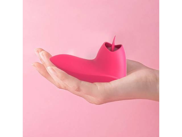 Vibrador Lengua Sexo Oral Recargable YS-BE112   Rojo  Adultos