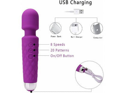 Masajeador USB   Violeta  YS-BE093 Adulto
