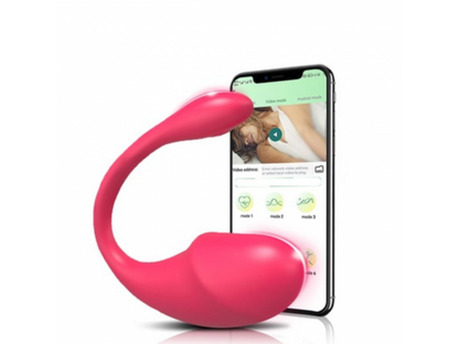 Huevo Vibrador Estimulador con APP   Fucsia  YS-BE120  Adulto