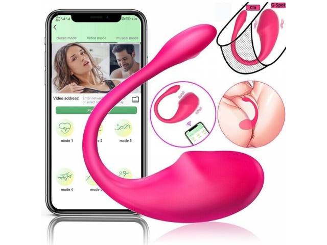 Huevo Vibrador Estimulador con APP   Fucsia  YS-BE120  Adulto