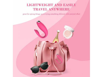 Vibrador Parejas Estimula Clítoris y Punto G  YS-BE117   Fucsia  Adultos