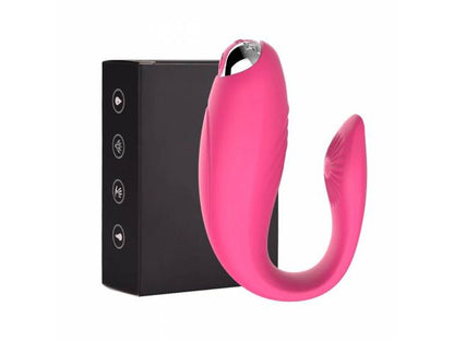 Vibrador Parejas Estimula Clítoris y Punto G  YS-BE117   Fucsia  Adultos