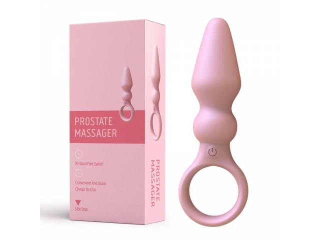 Masajeador Anal Recargable YS-BE101   Rosado  Adultos