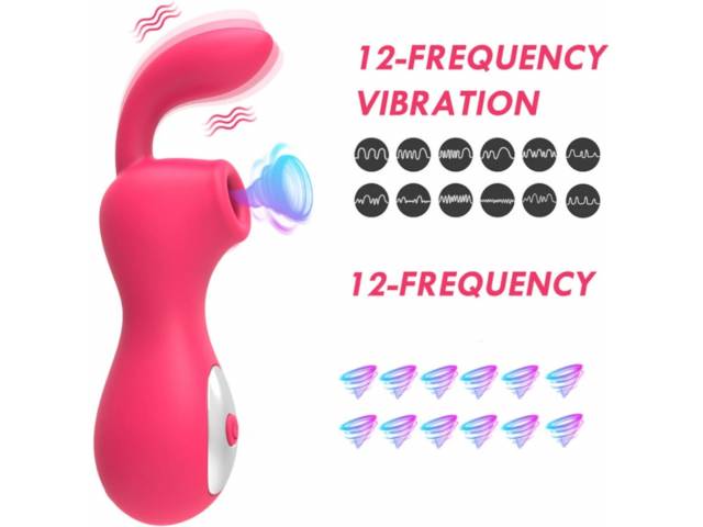 Succionador de Clítoris Vibrador   Violeta  YS-BE110 Adulto