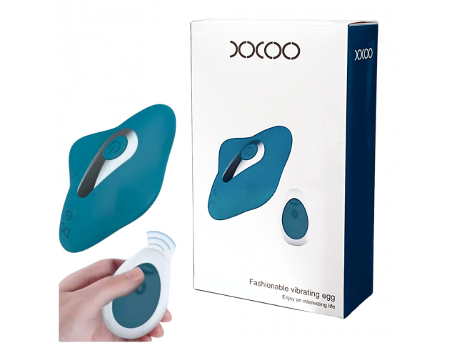 Huevo Vibrador Docoo con Control YS-BE052   Azul Adultos