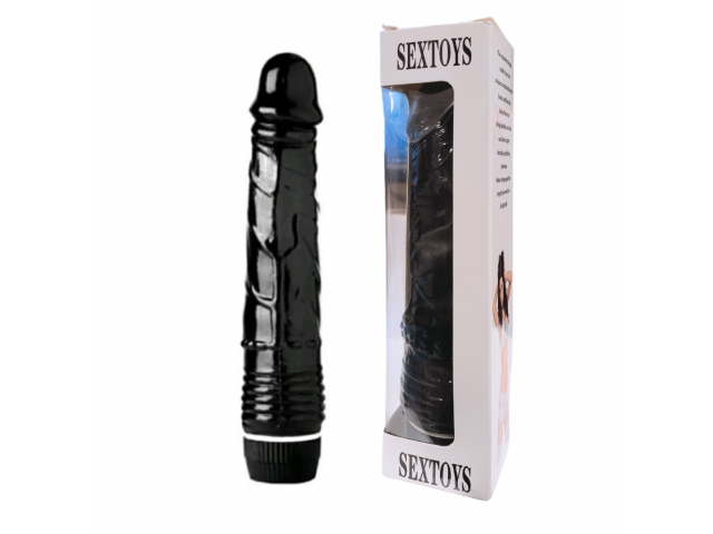 Dildo Vibrador Negro Velocidad Regulable YS-BE179   Adultos