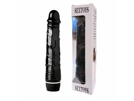 Dildo Vibrador Negro Velocidad Regulable YS-BE179   Adultos