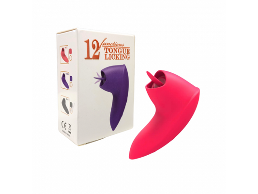 Vibrador Lengua Sexo Oral Recargable YS-BE112   Violeta  Adultos