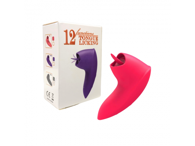 Vibrador Lengua Sexo Oral Recargable YS-BE112   Rojo  Adultos