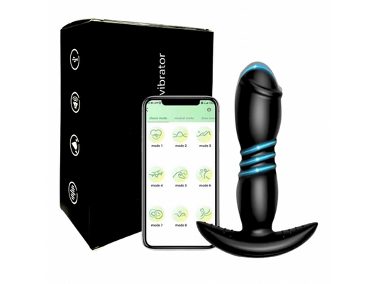 Estimulacion Anal Punto Prostatico Vibrador App A Distancia YS-BE102   Adultos