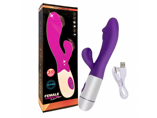 Vibrador Estimulador USB YS-BE078   Violeta   Adultos