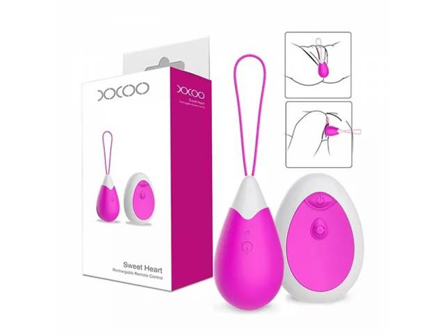 Bala Vibradora Inal�mbrico con Control Sweet Heart YS-BE229-1   Rosado  Adulto